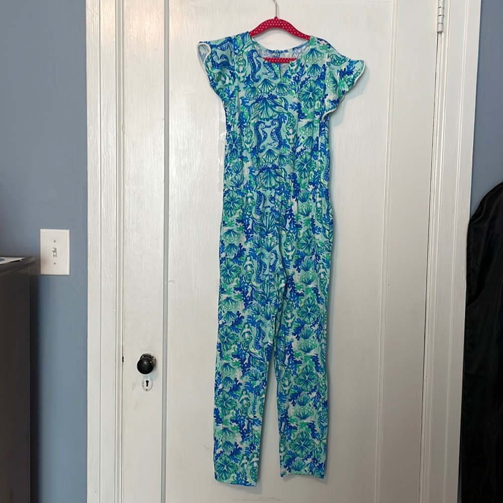 Girls Lilly Pulitzer pant romper/jumpsuit